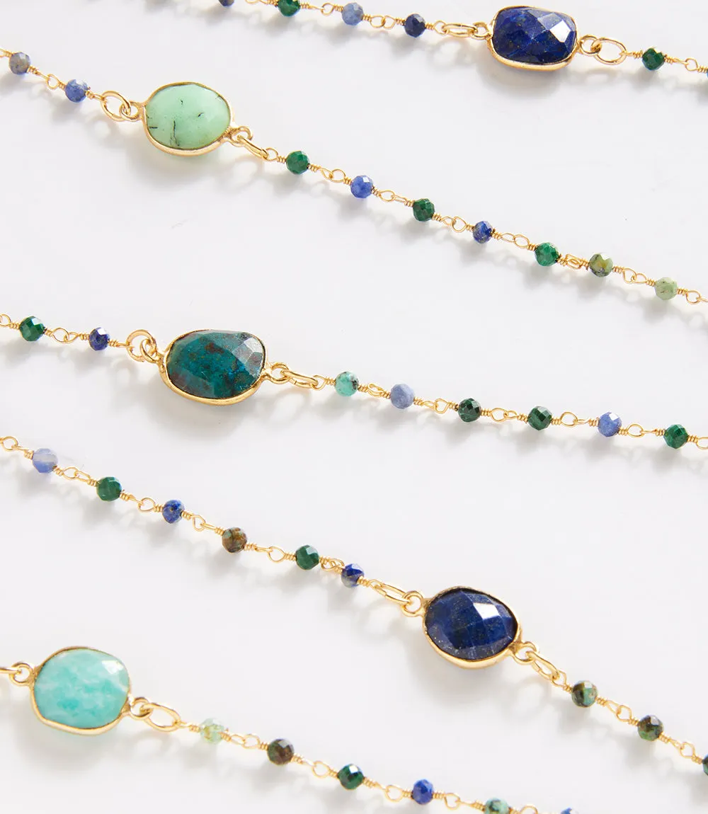 Multicolor Gemstone Necklace