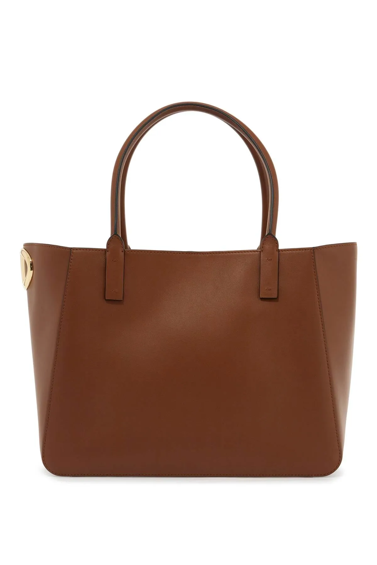 nappa calfskin vlogo side tote bag 5W2B0Q29PWL TOBACCO