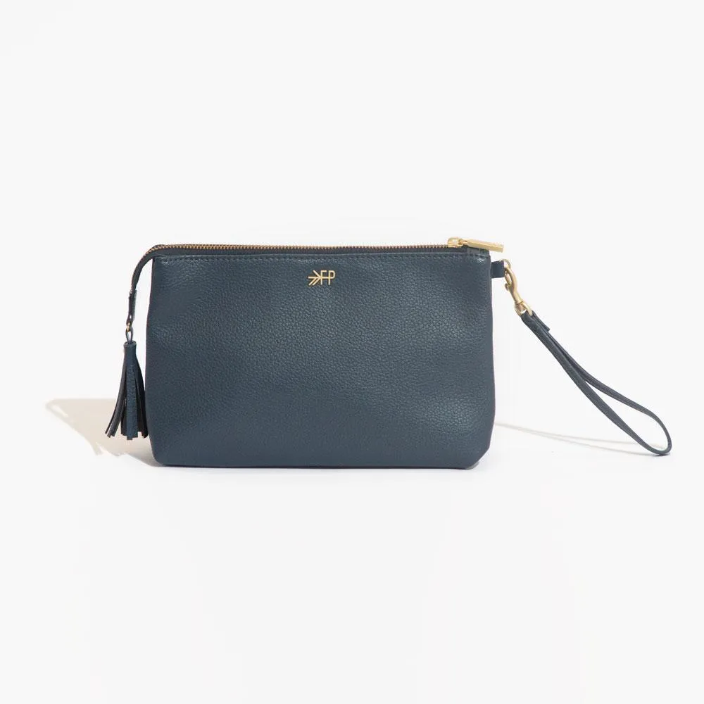 Navy Classic Clutch