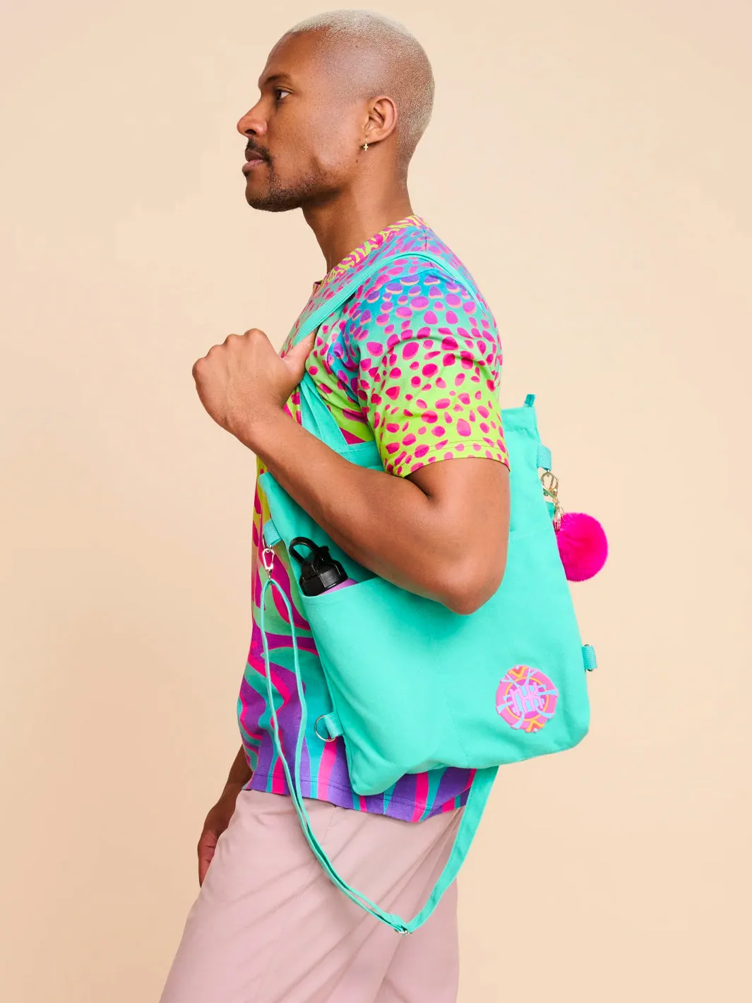 NEON FLUX TOTE BAG