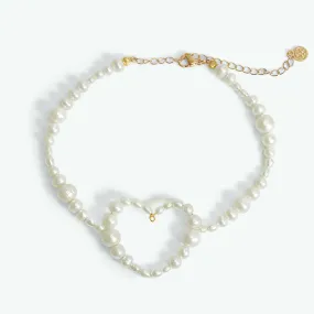 Odette Heart Pearl Choker