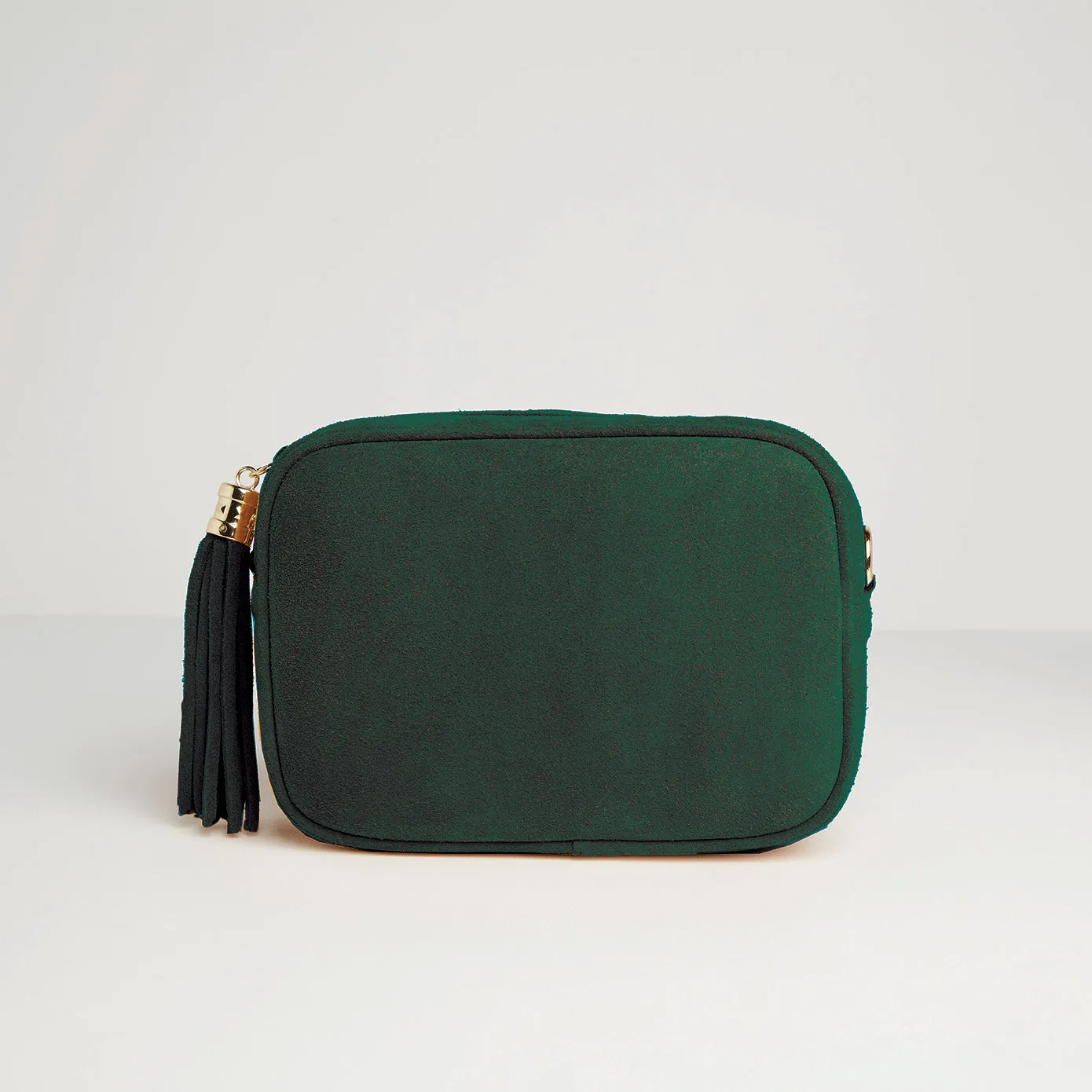 Pelle Suede Crossbody Tassel Bag