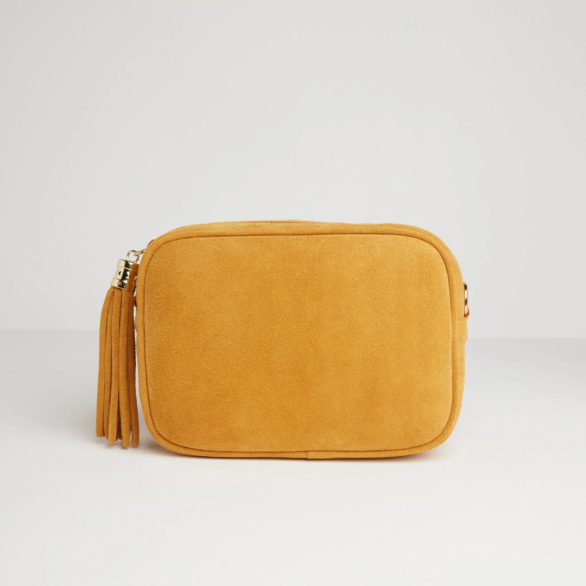 Pelle Suede Crossbody Tassel Bag