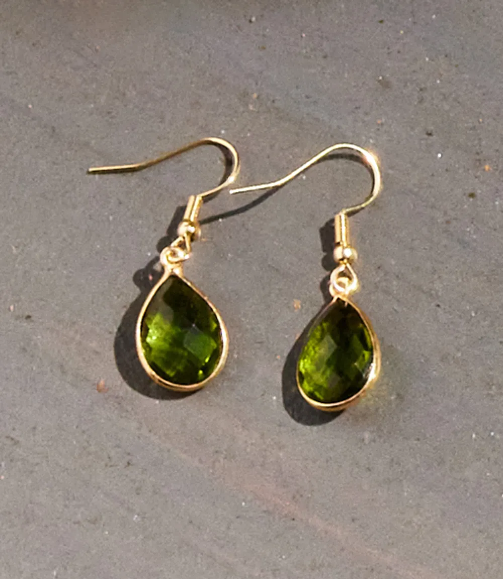 Peridot Gemstone Earrings