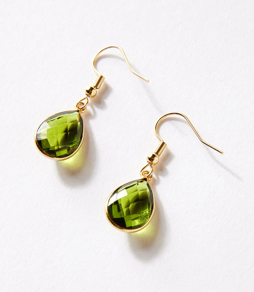 Peridot Gemstone Earrings