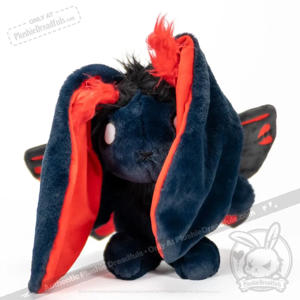 Plushie Dreadfuls -Emo Moth Rabbit - Plush Stuffed Animal