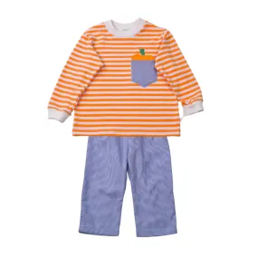 Pumpkin In Pocket Pant Set