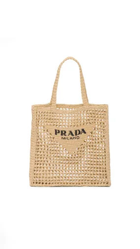 Raffia Tote Bag - Natural