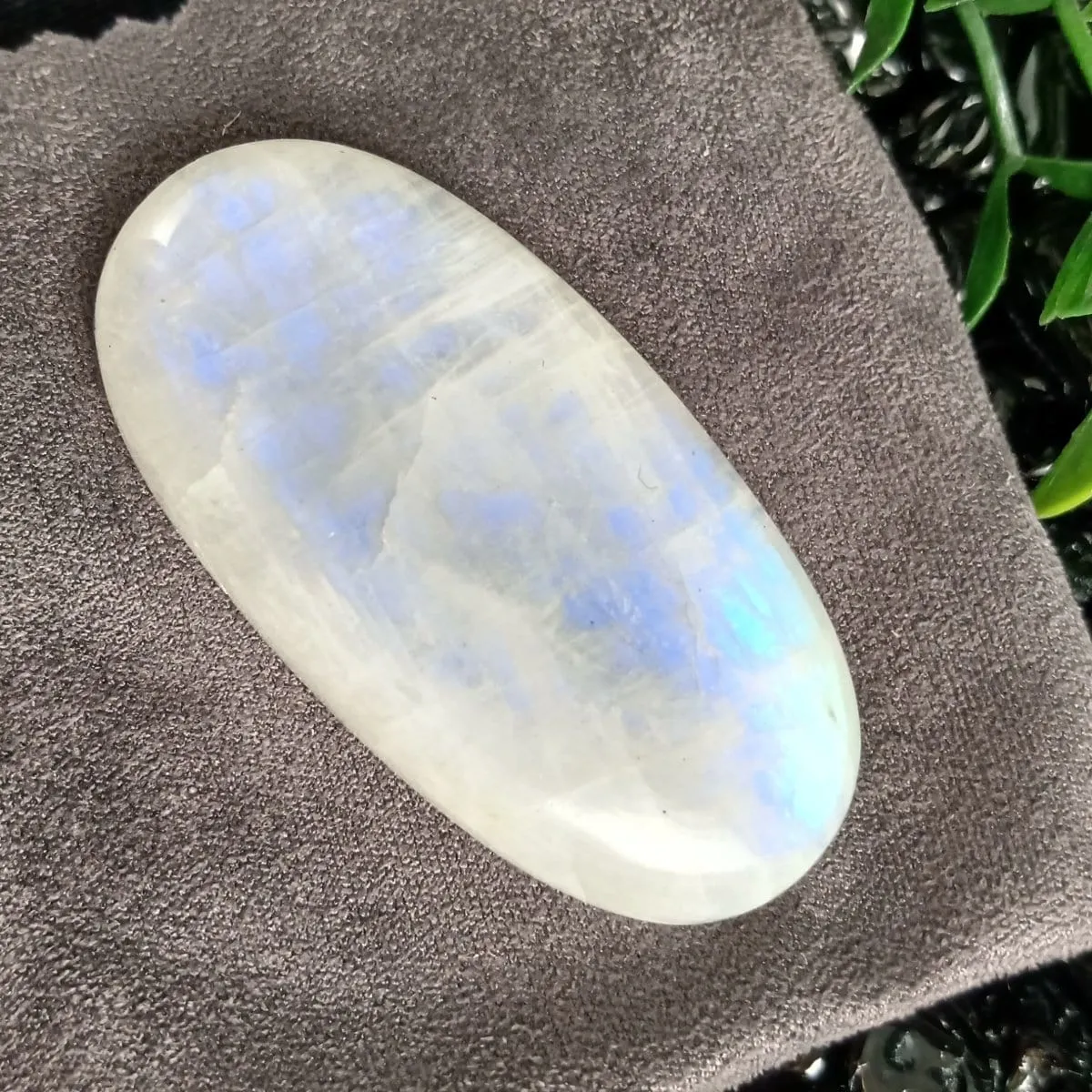 Rainbow Moonstone Cabochon (20.6 g)