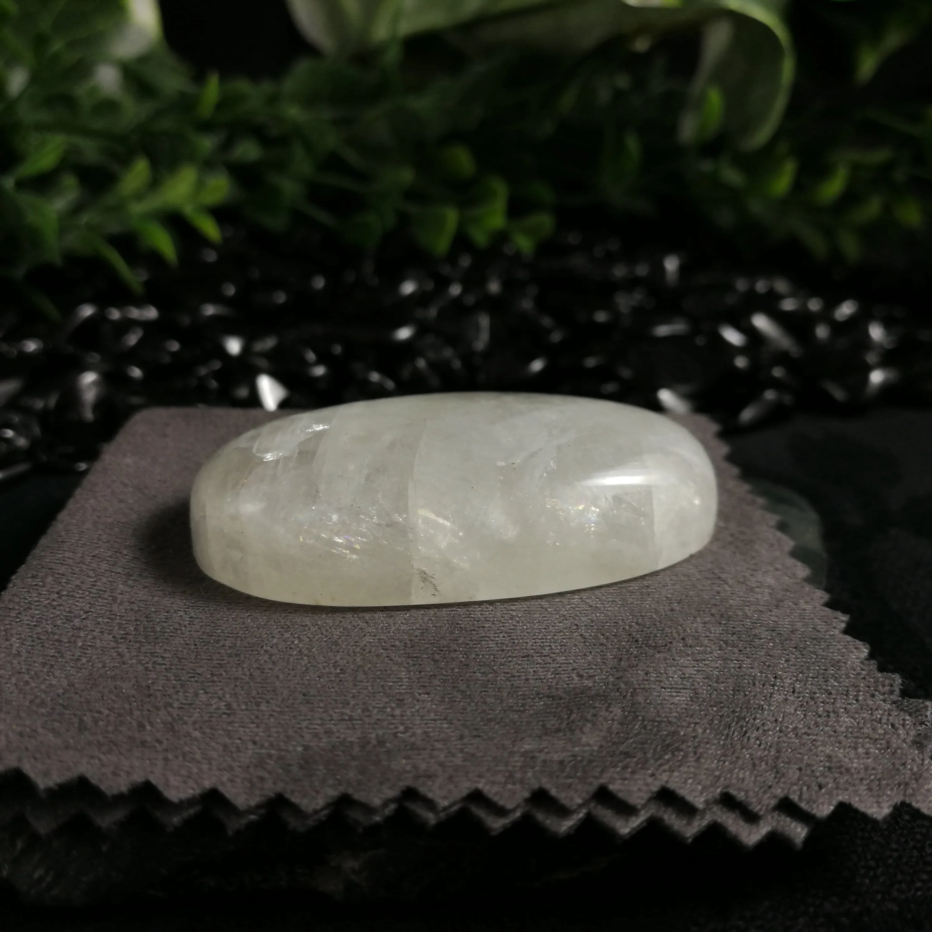 Rainbow Moonstone Cabochon (26.8 g)