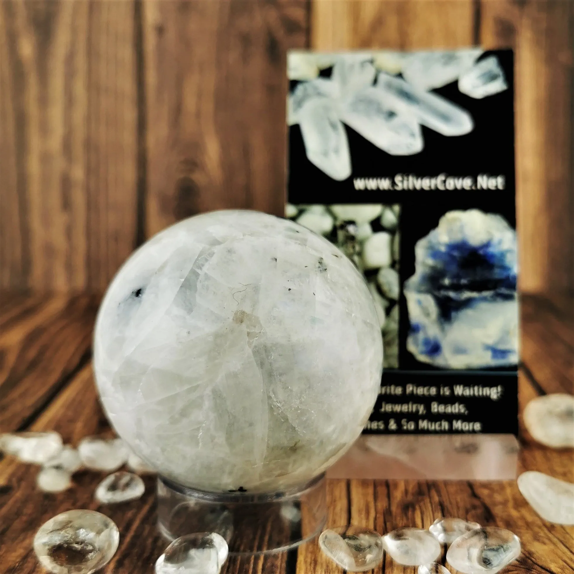 Rainbow Moonstone Sphere