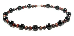 Red Tiger Eye & Black Onyx