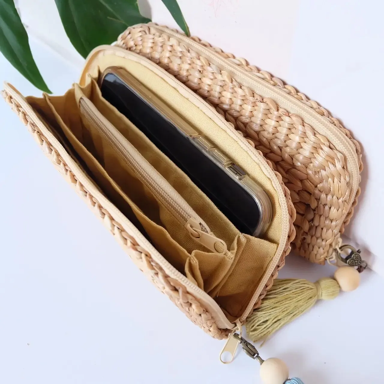 Silk Tassel Clutch