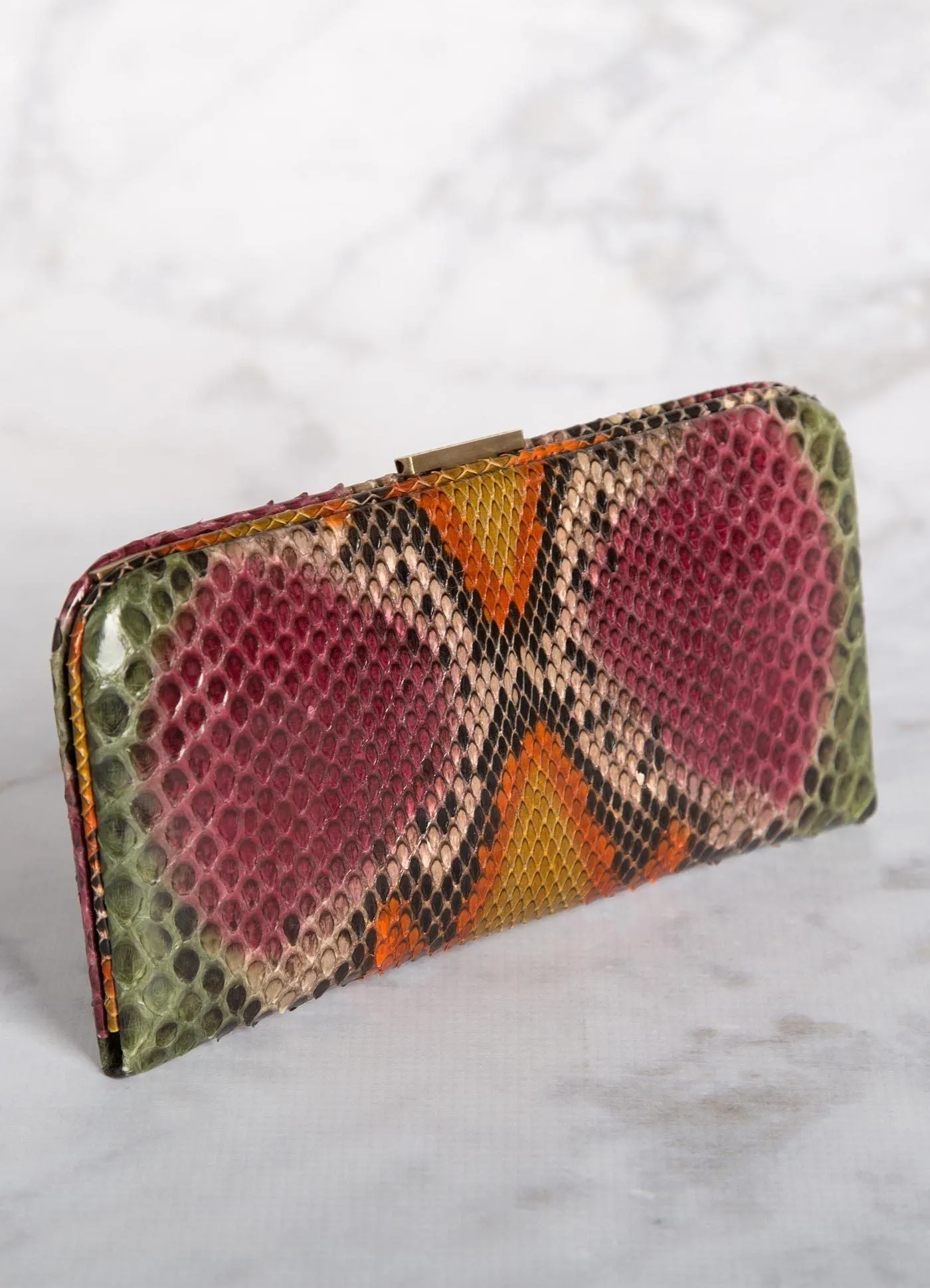 Slide Lock Wallet - Jewel Tone Multi-Color