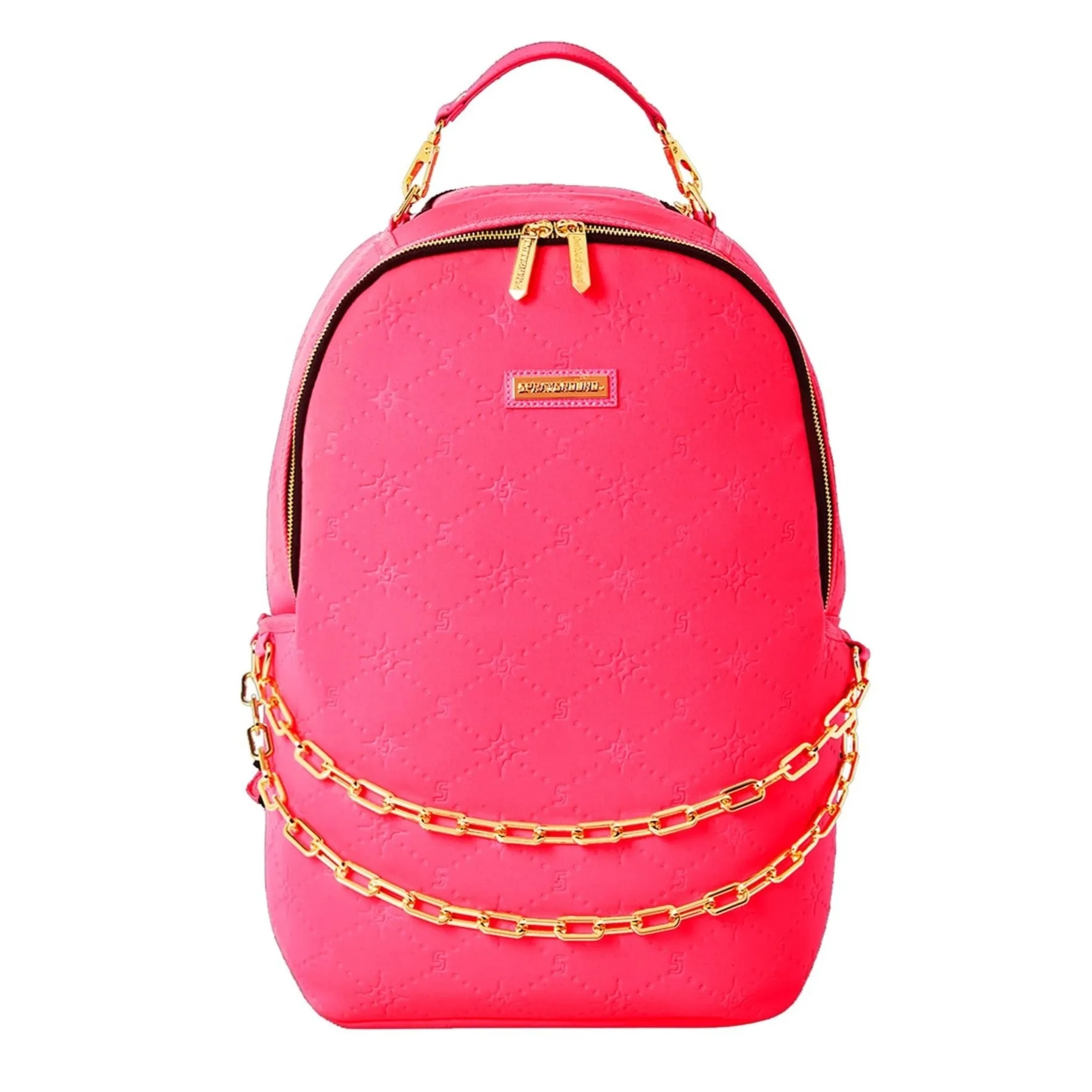 Sprayground - Pink Puffy Embossed Backpack - Pink