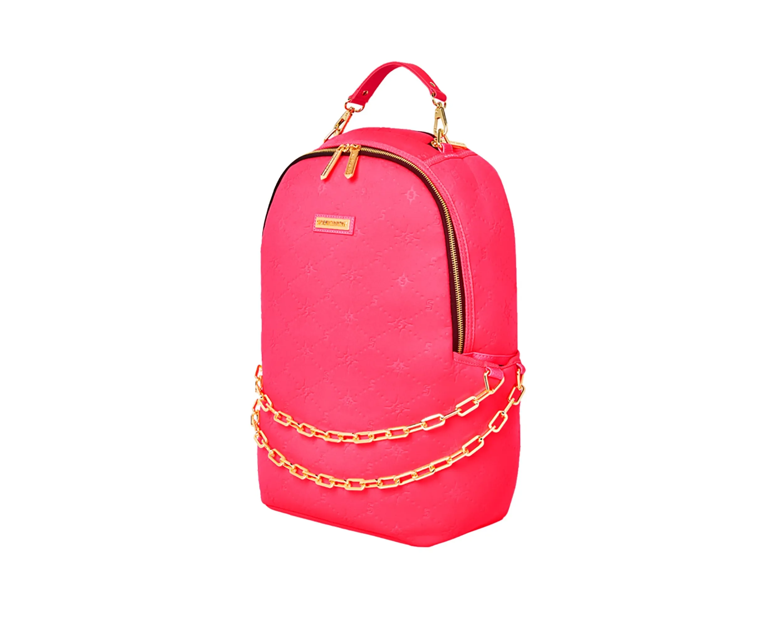 Sprayground - Pink Puffy Embossed Backpack - Pink