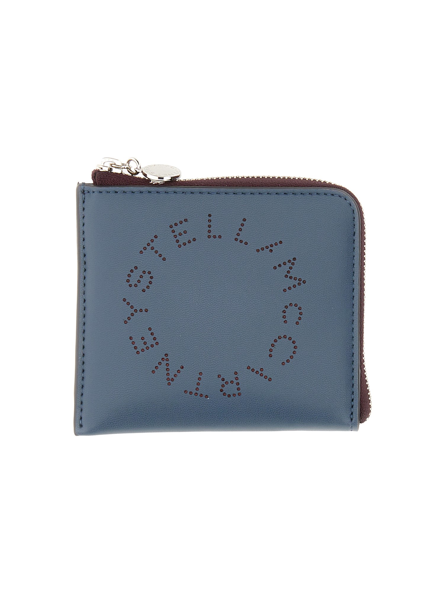 STELLA McCARTNEY    ALTER NAPPA WALLET WITH LOGO AND ZIPPER