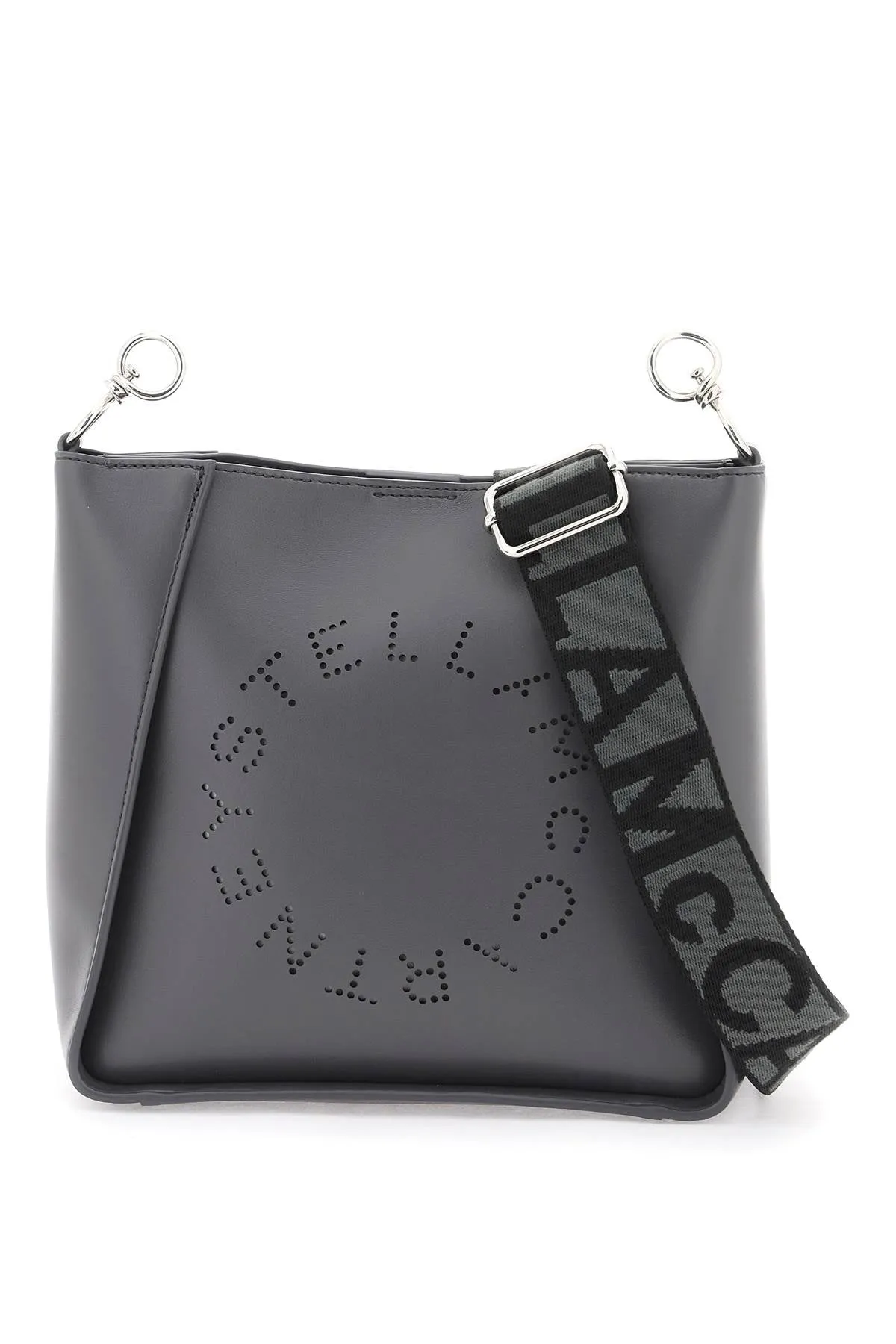 STELLA MCCARTNEY Mini Crossbody Handbag with Perforated Logo