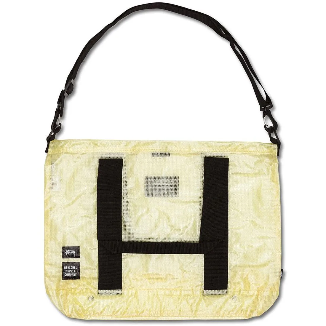 Stussy x Herschel Supply Co Tote Bag - Clear Tarp Collab (white / clear)