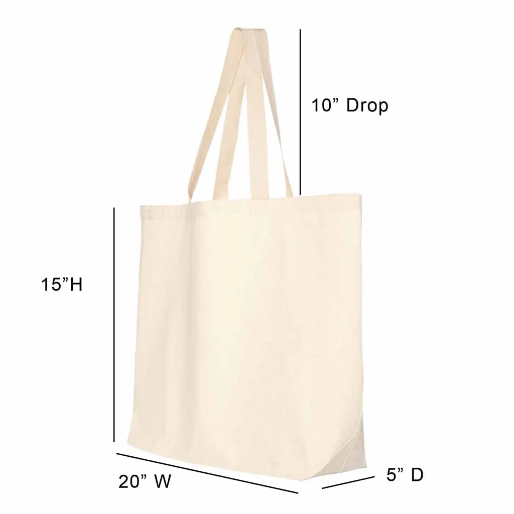 The 19th Hole Large Canvas Golf Tote Bag