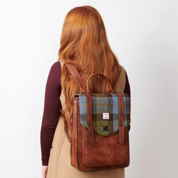 The Carloway Laptop Backpack with Harris Tweed