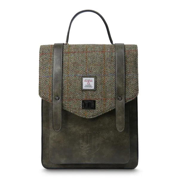 The Carloway Laptop Backpack with Harris Tweed