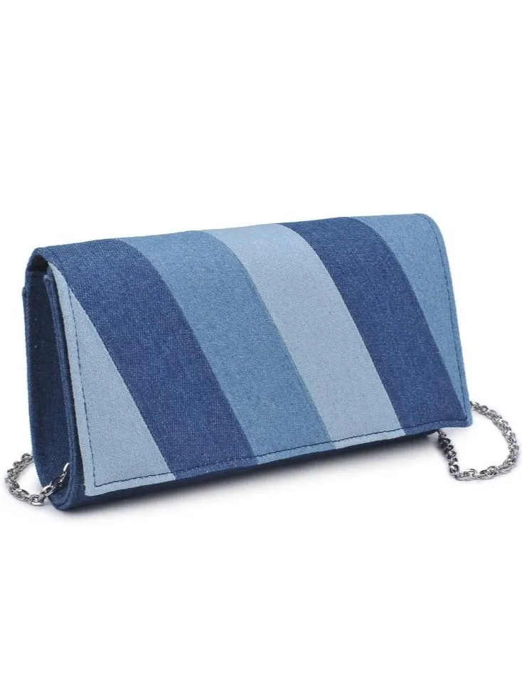 Tisa Denim Clutch