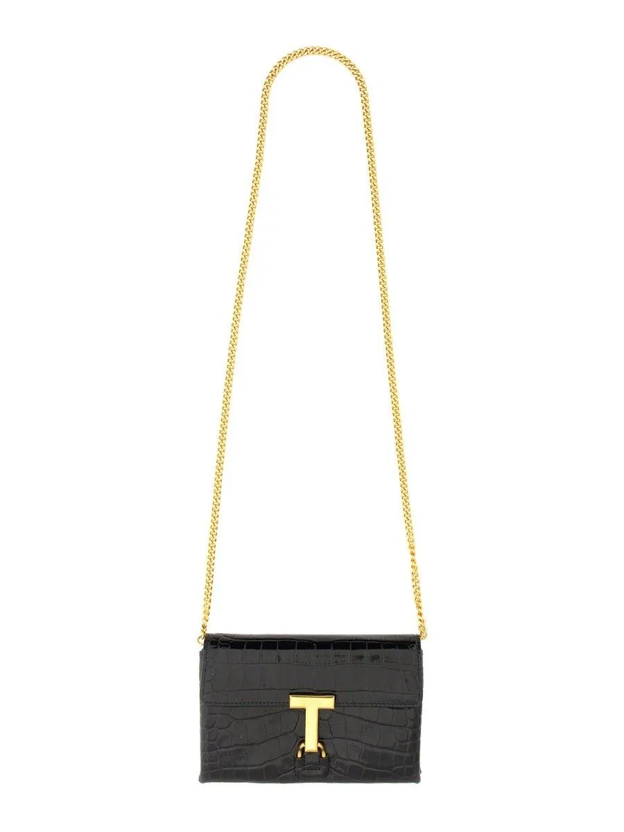 Tom Ford Monarch Embossed Mini Crossbody Bag