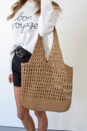 Topanga Raffia Tote