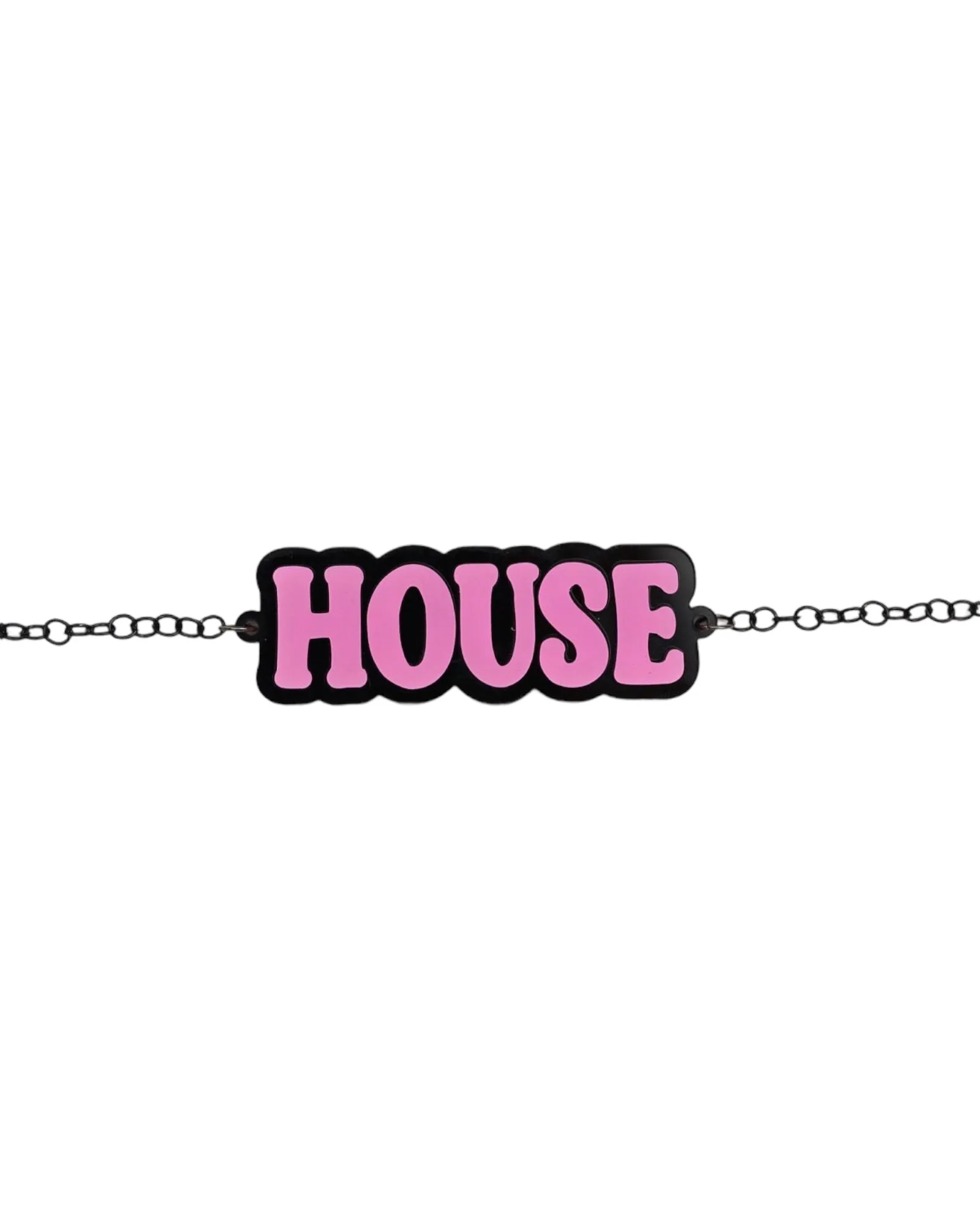 Two Tone House Music Choker Necklace