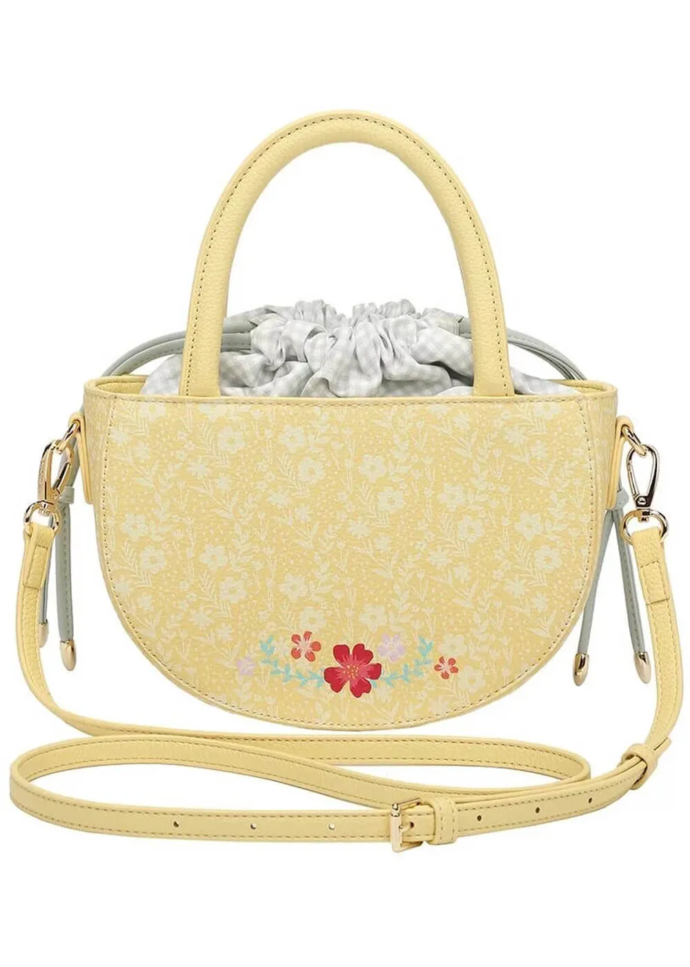 Vendula London Woodland Rabbits Kingsley Crossbody Bag Yellow