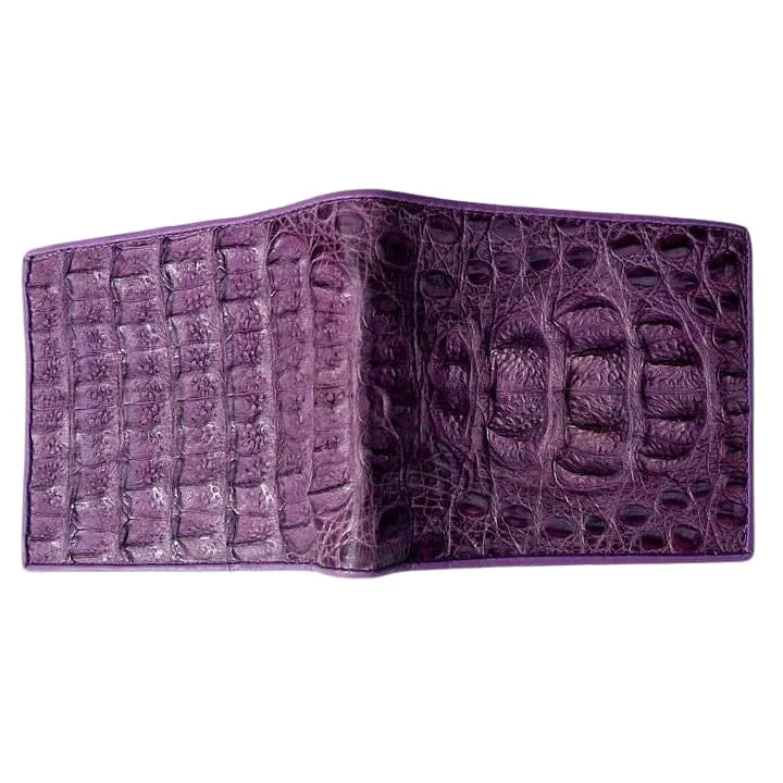 Violet Hornback Crocodile Mens Wallet