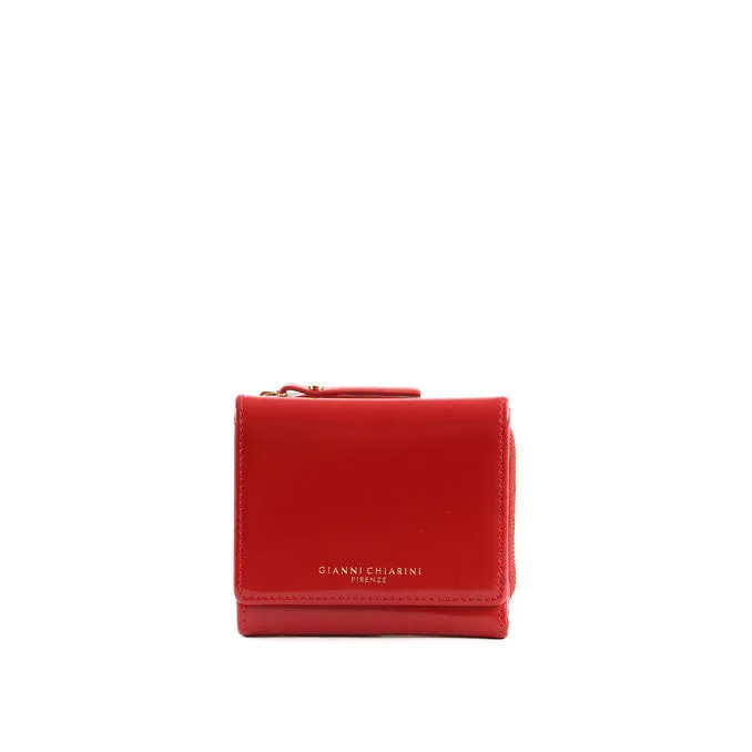 WALLET GRAIN Woman Scarlet