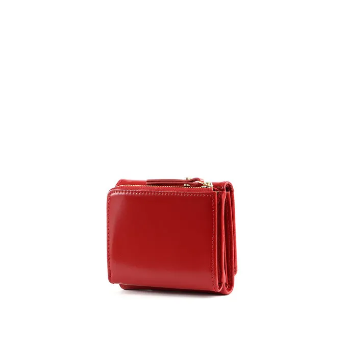 WALLET GRAIN Woman Scarlet