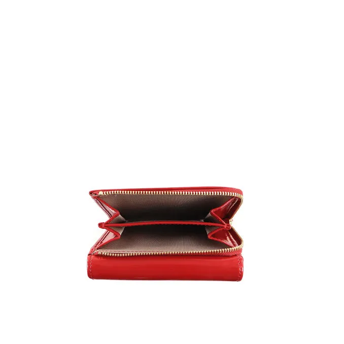 WALLET GRAIN Woman Scarlet