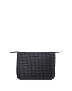 Woven Clutch- Black