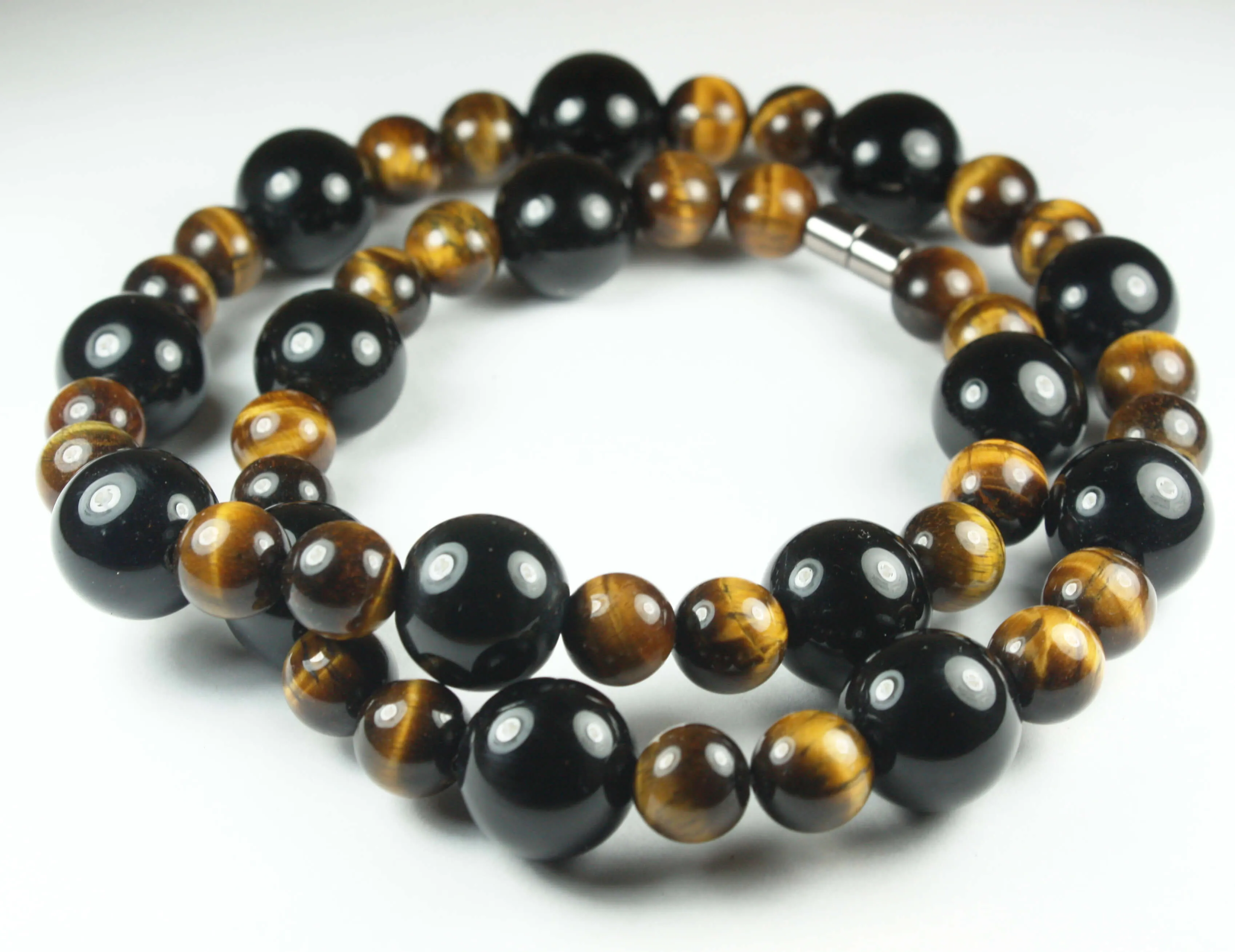 Yellow Tiger Eye & Black Onyx