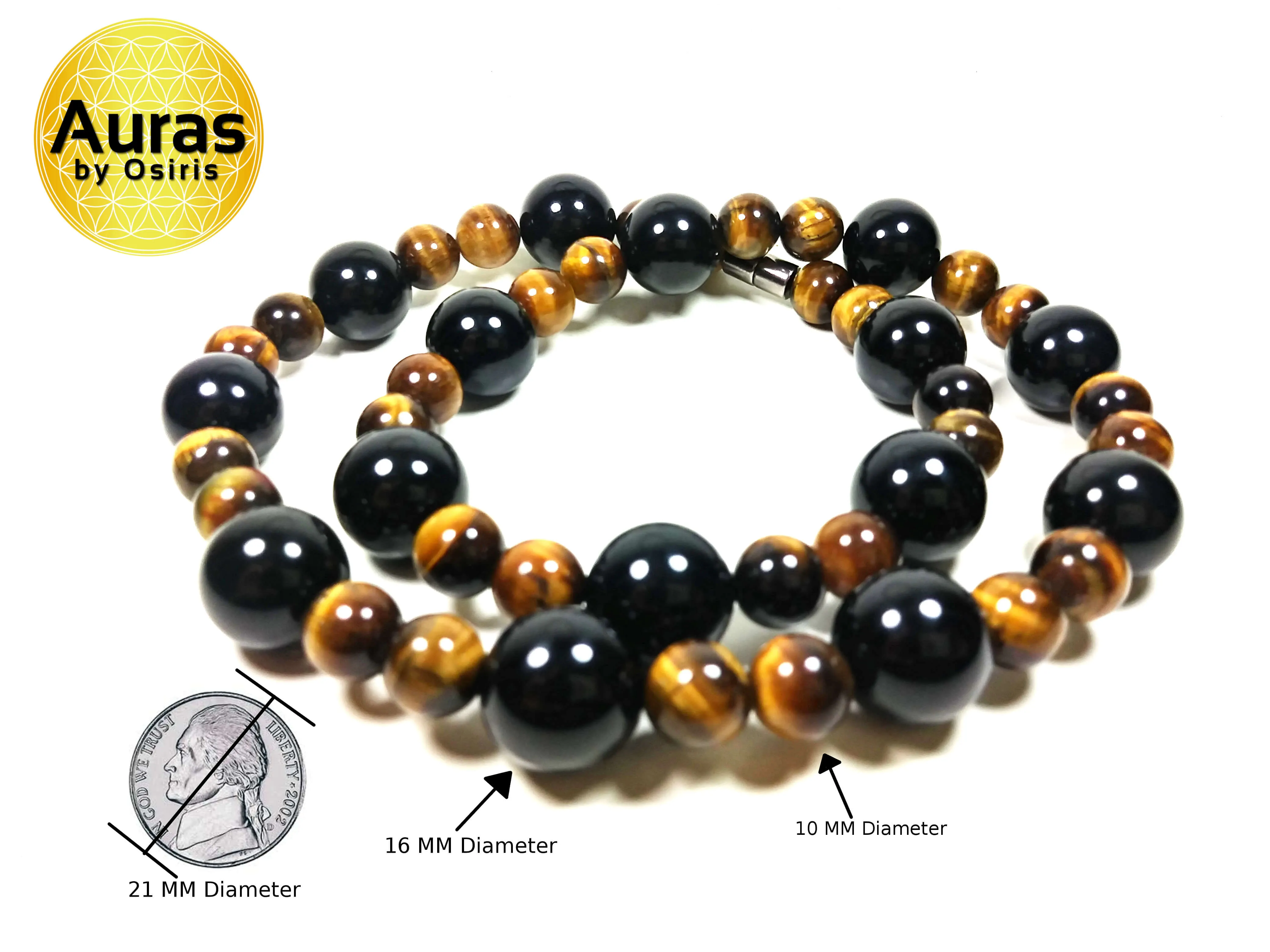 Yellow Tiger Eye & Black Onyx